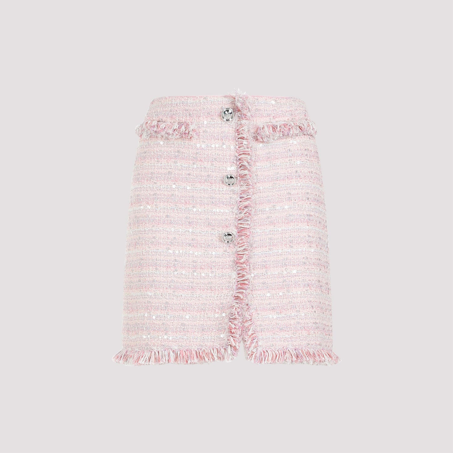 boucle mini skirt-image-1