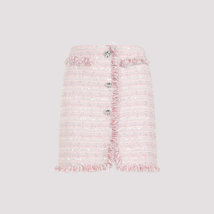 boucle mini skirt-image-1