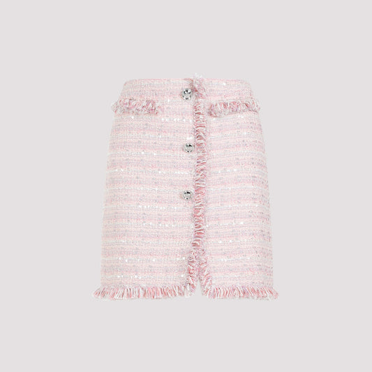 boucle mini skirt-image-1
