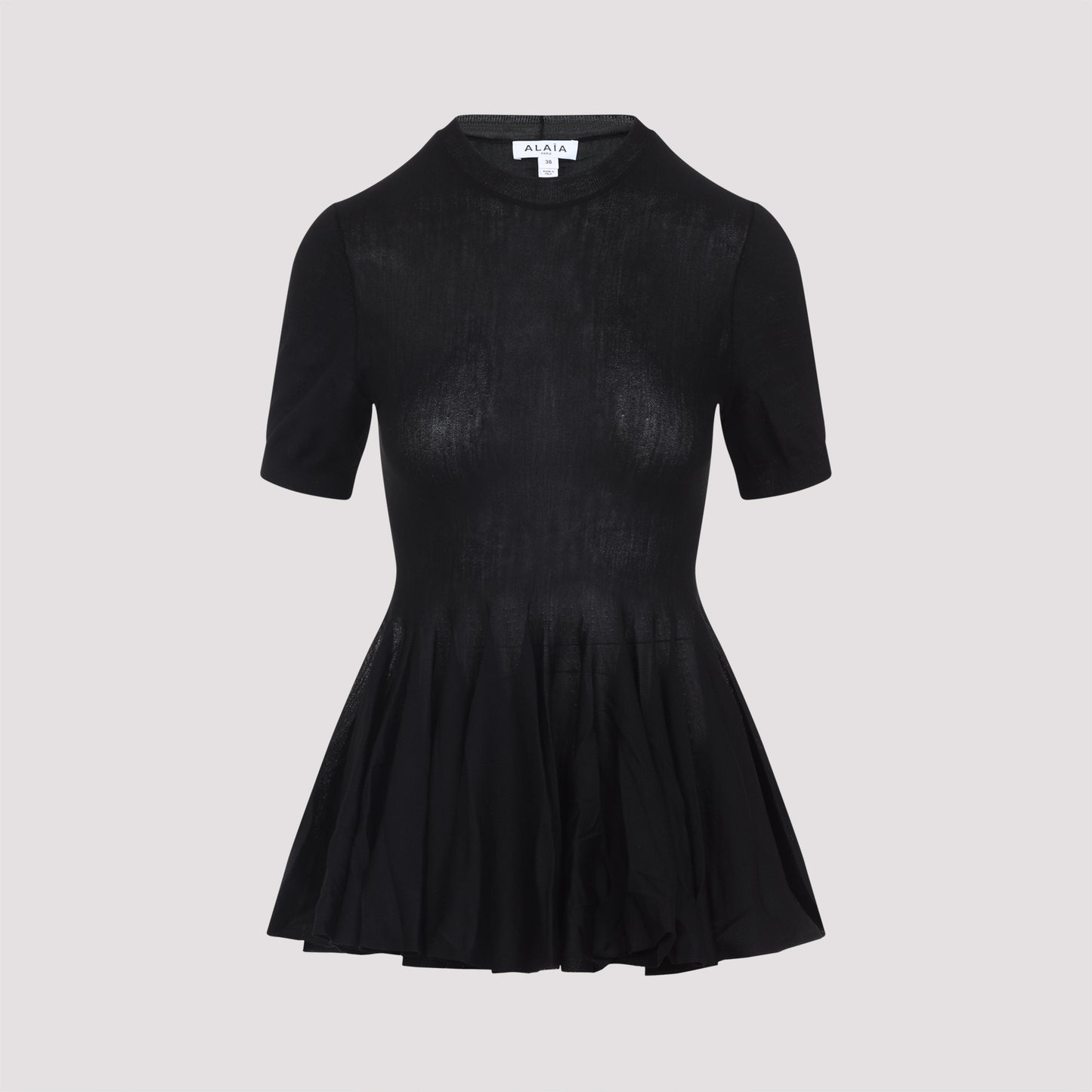 alaïa peplum top-image-1