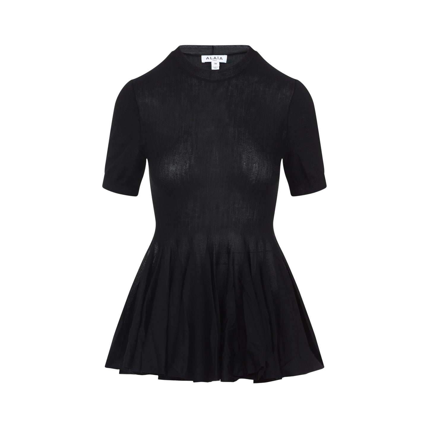 alaïa peplum top-image-2