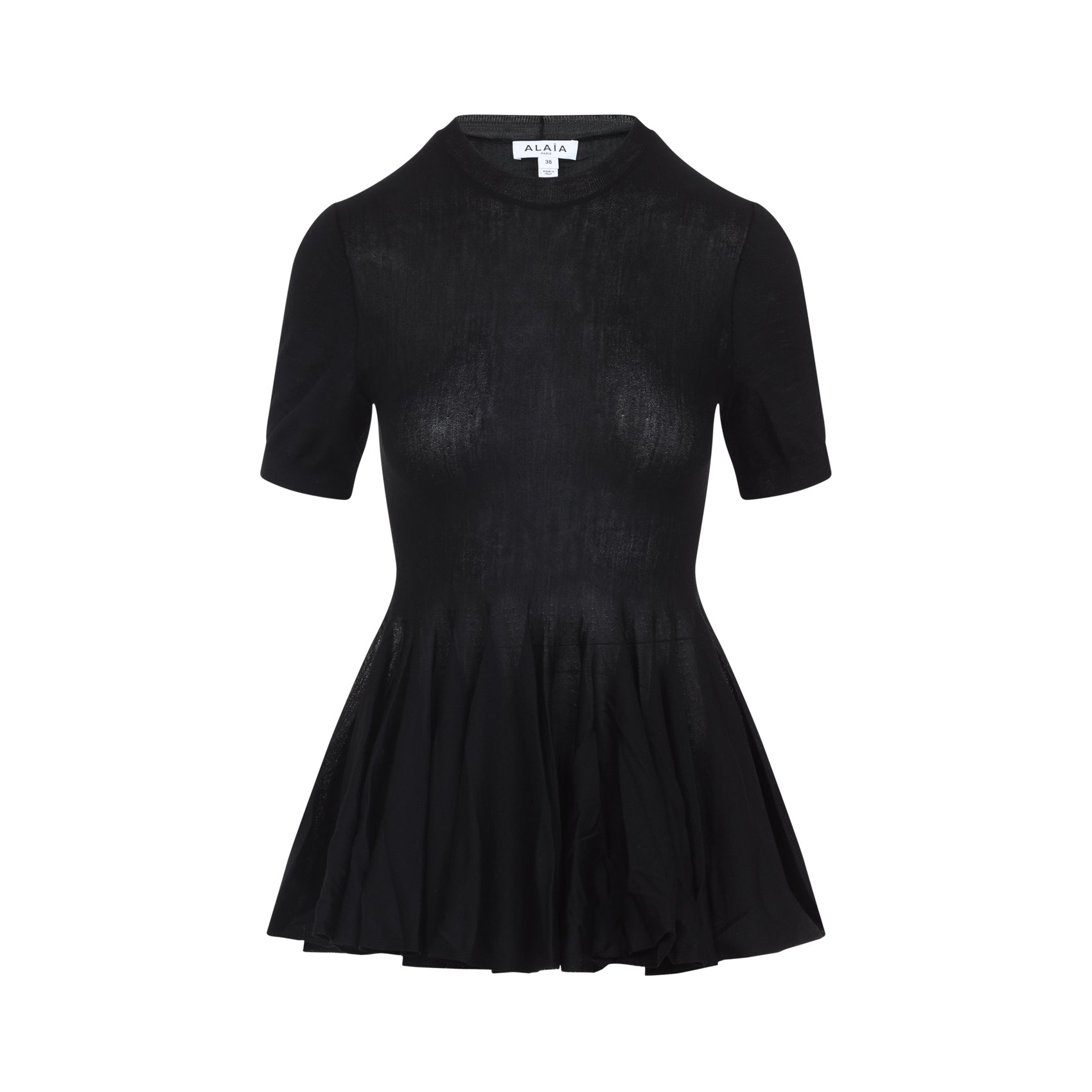 alaïa peplum top-image-2