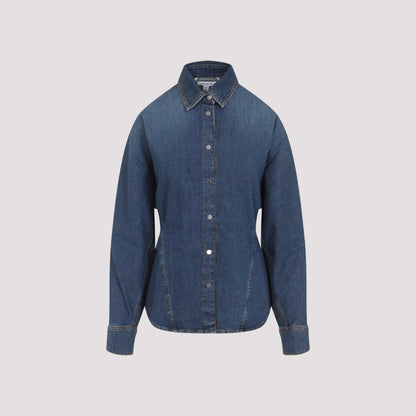 alaïa curved shirt-image-1