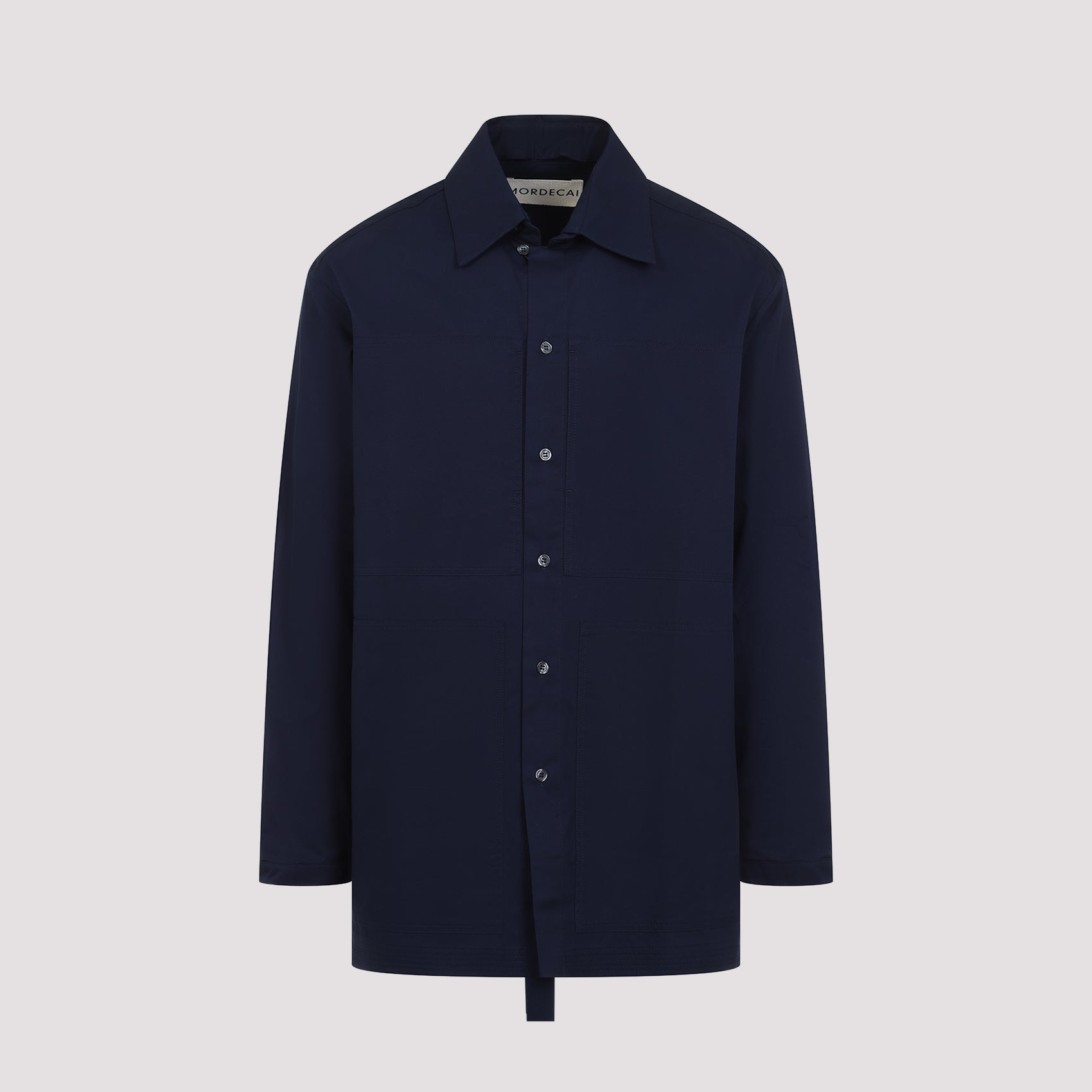 pocket collar shirt-image-1