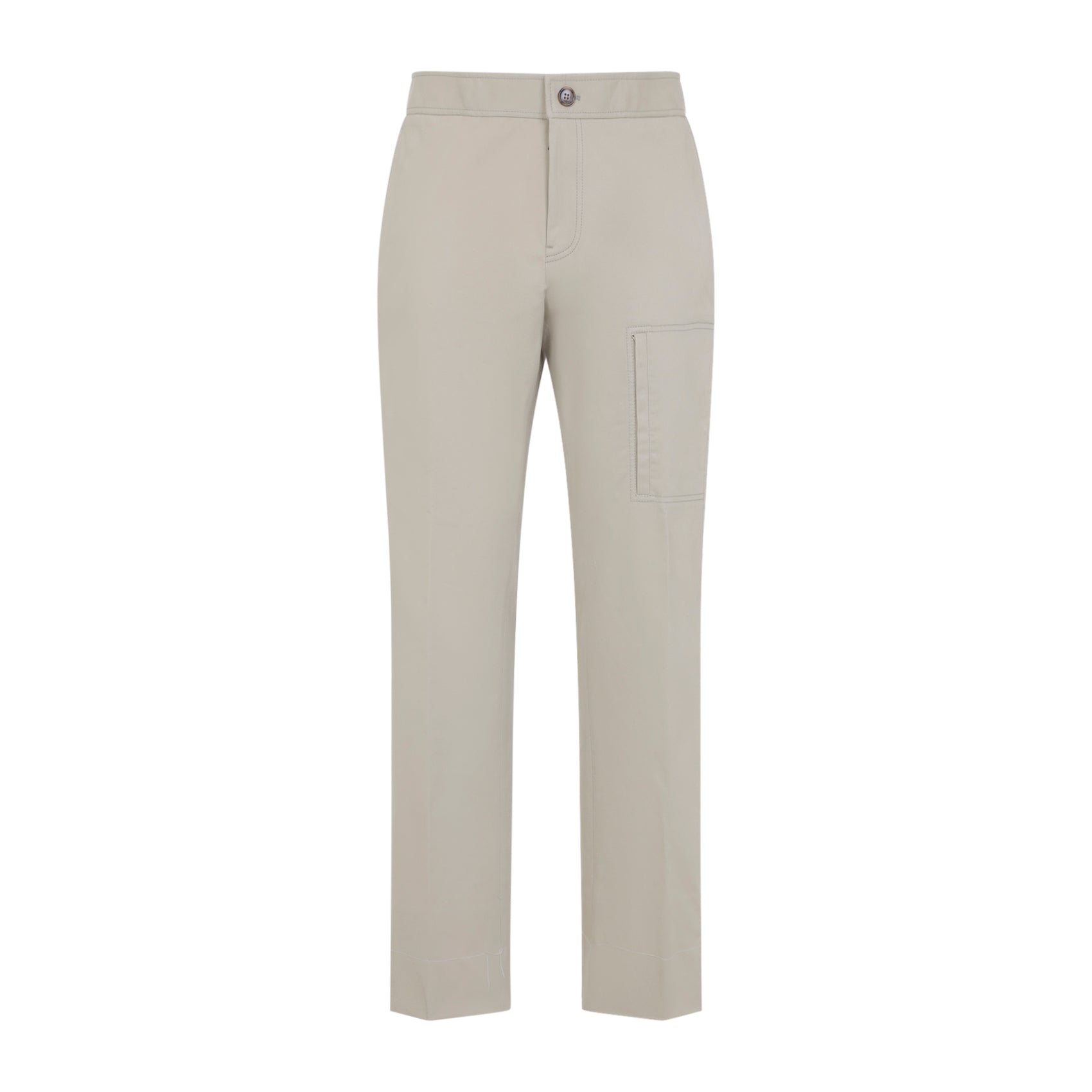 Camel Beige Cotton Sanremo Trousers