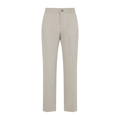 Camel Beige Cotton Sanremo Trousers