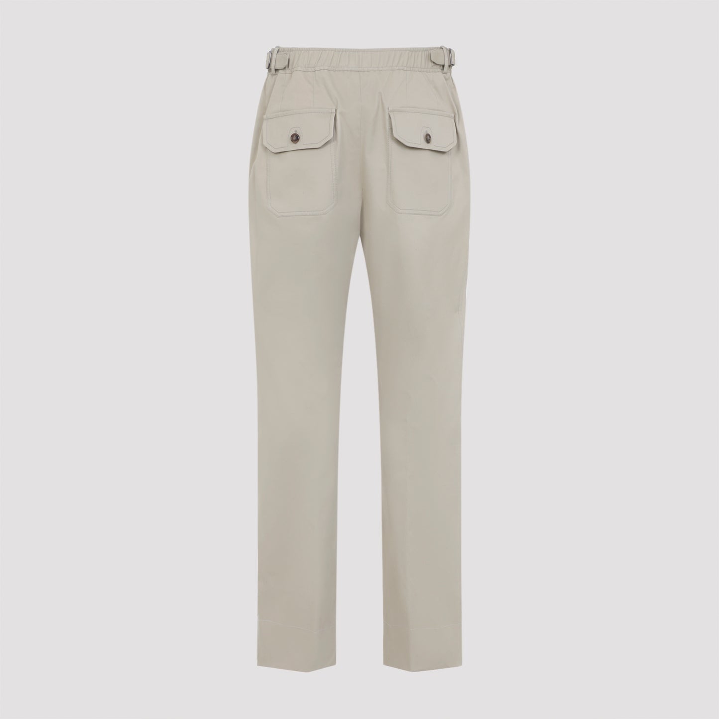 Camel Beige Cotton Sanremo Trousers