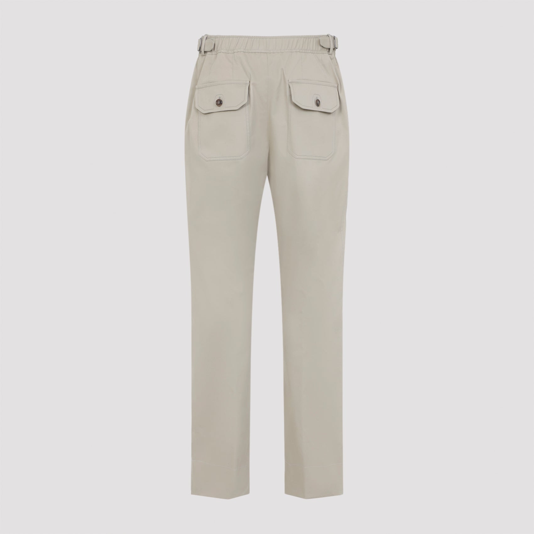 Camel Beige Cotton Sanremo Trousers