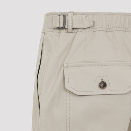 Camel Beige Cotton Sanremo Trousers