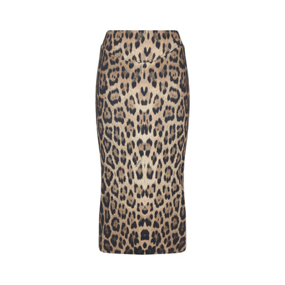 polyester midi skirt-image-2