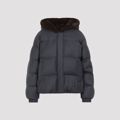 mink down jacket-image-1
