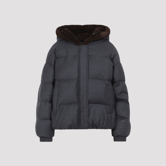 mink down jacket-image-1