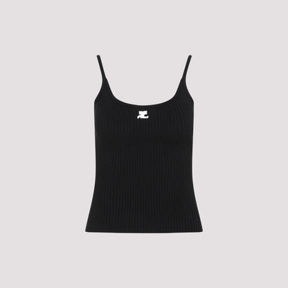 rib knit tank top-image-1