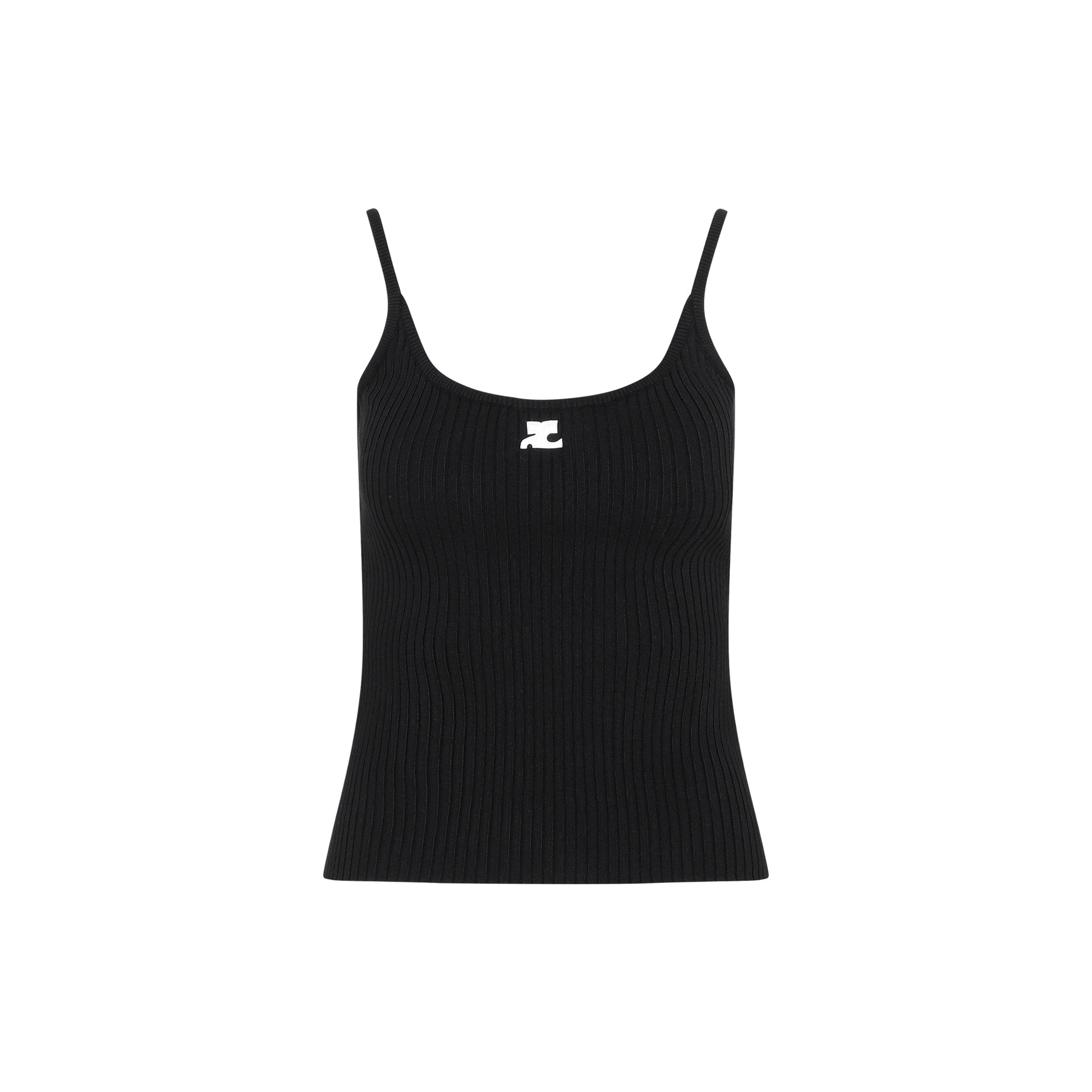 rib knit tank top-image-2