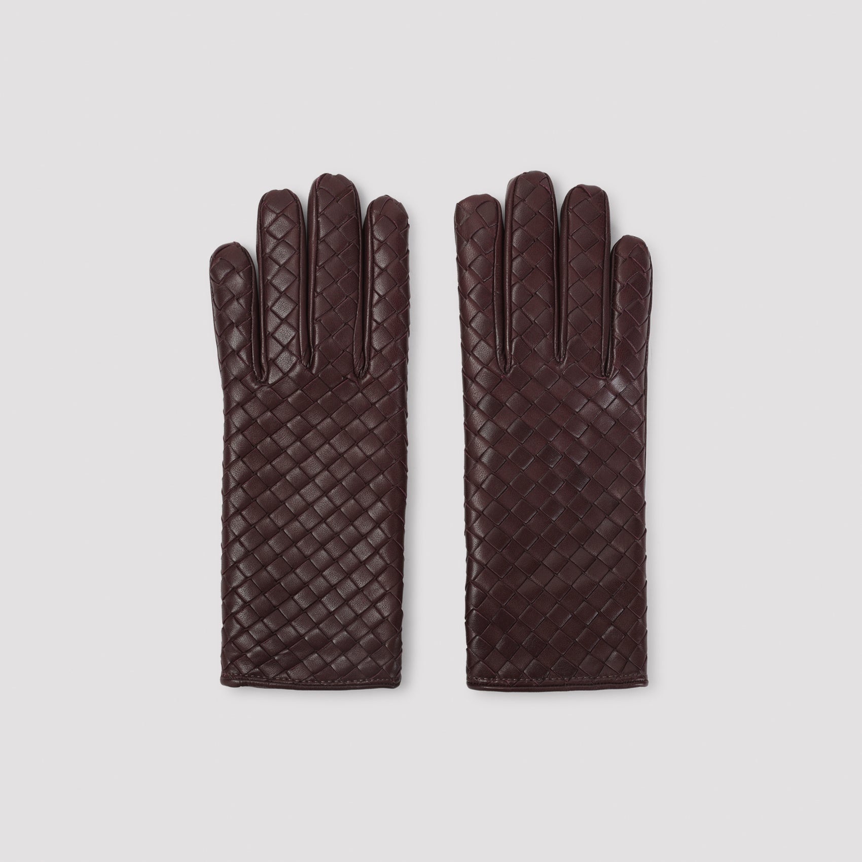 Jam Intrecciato Leather Gloves