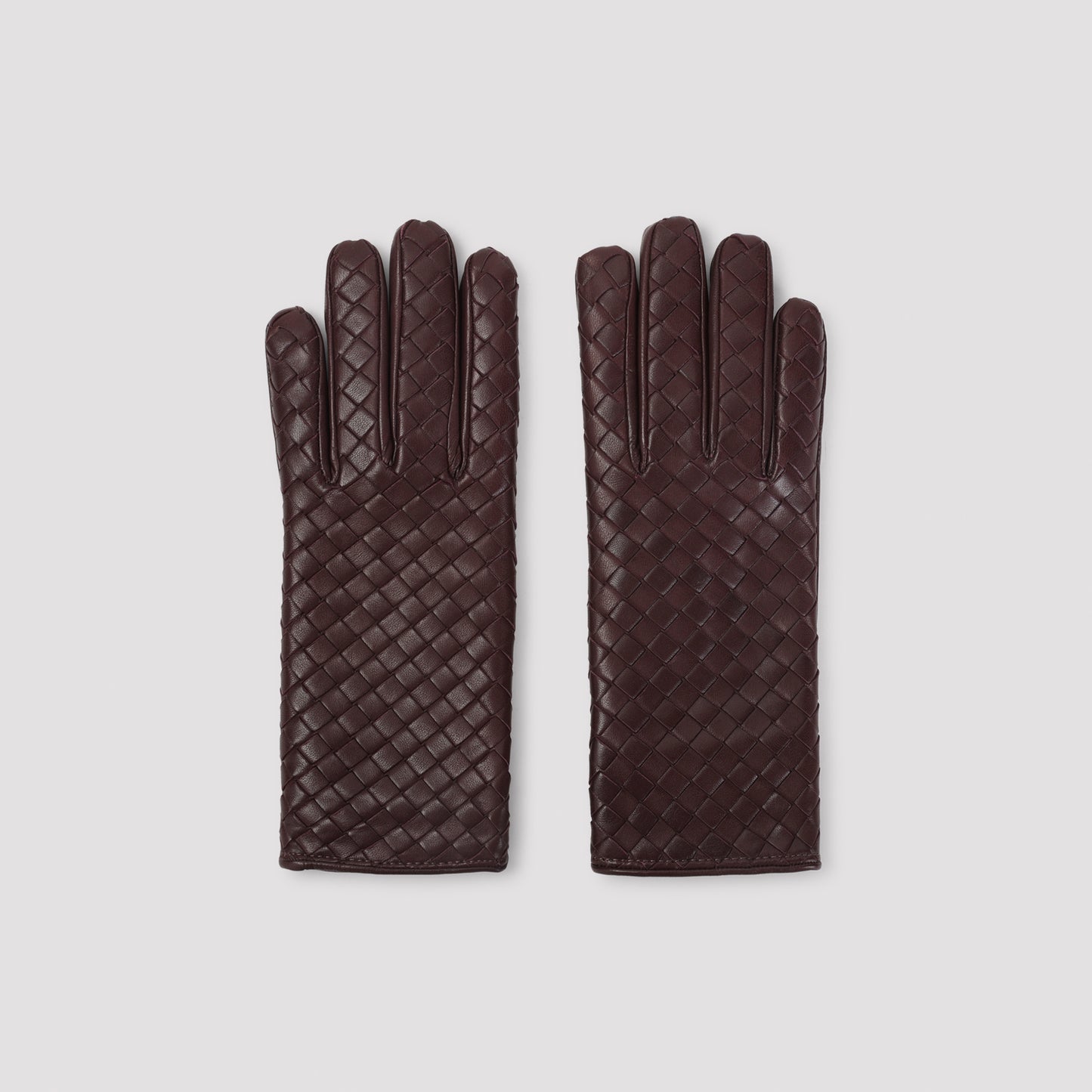 Jam Intrecciato Leather Gloves