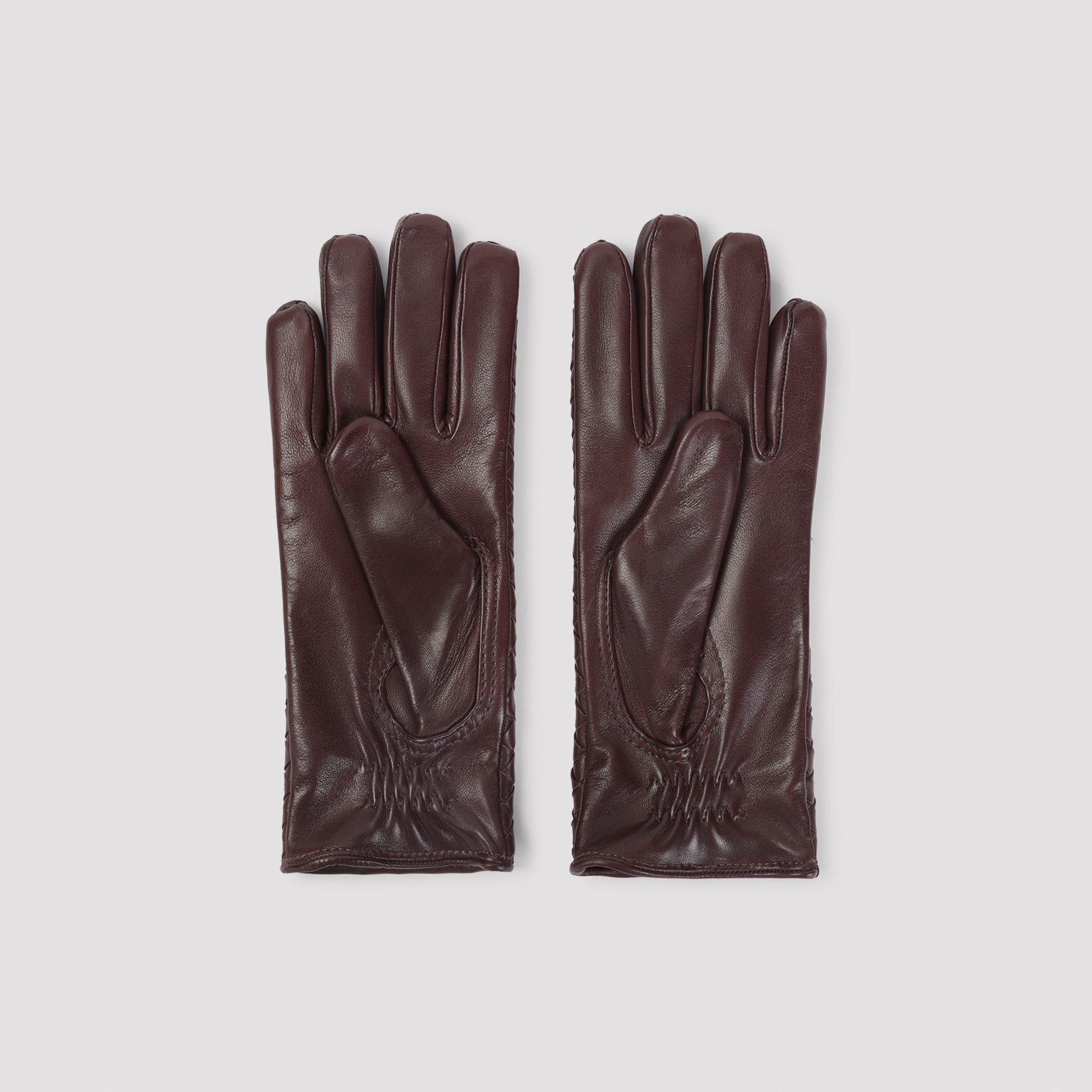 Jam Intrecciato Leather Gloves