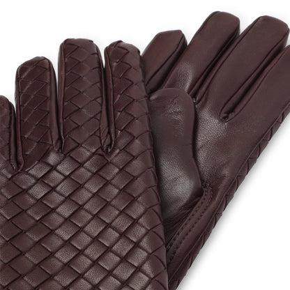 Jam Intrecciato Leather Gloves