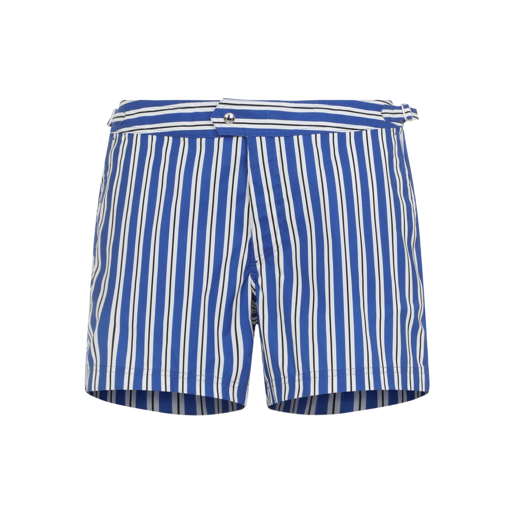 Combo Blue White Regimental Stripe Swim Shorts