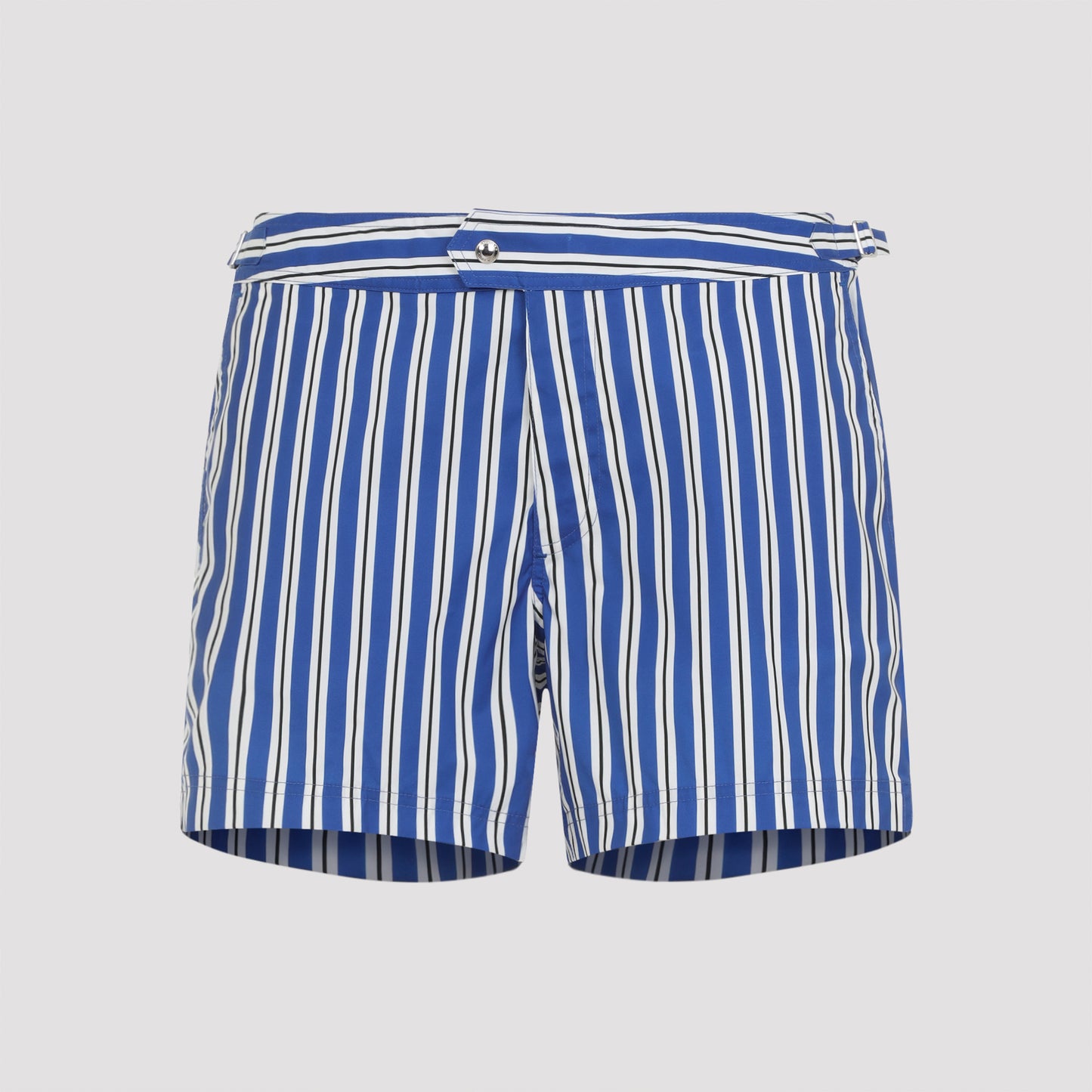 Combo Blue White Regimental Stripe Swim Shorts