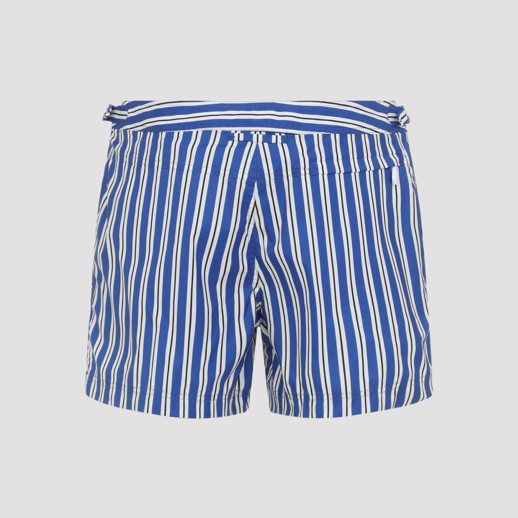 Combo Blue White Regimental Stripe Swim Shorts