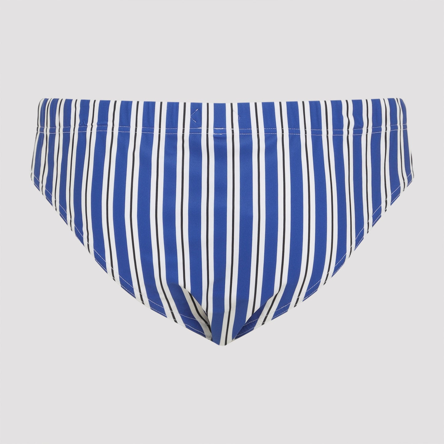 Combo Blue White Regimental Stripe Swim Brief