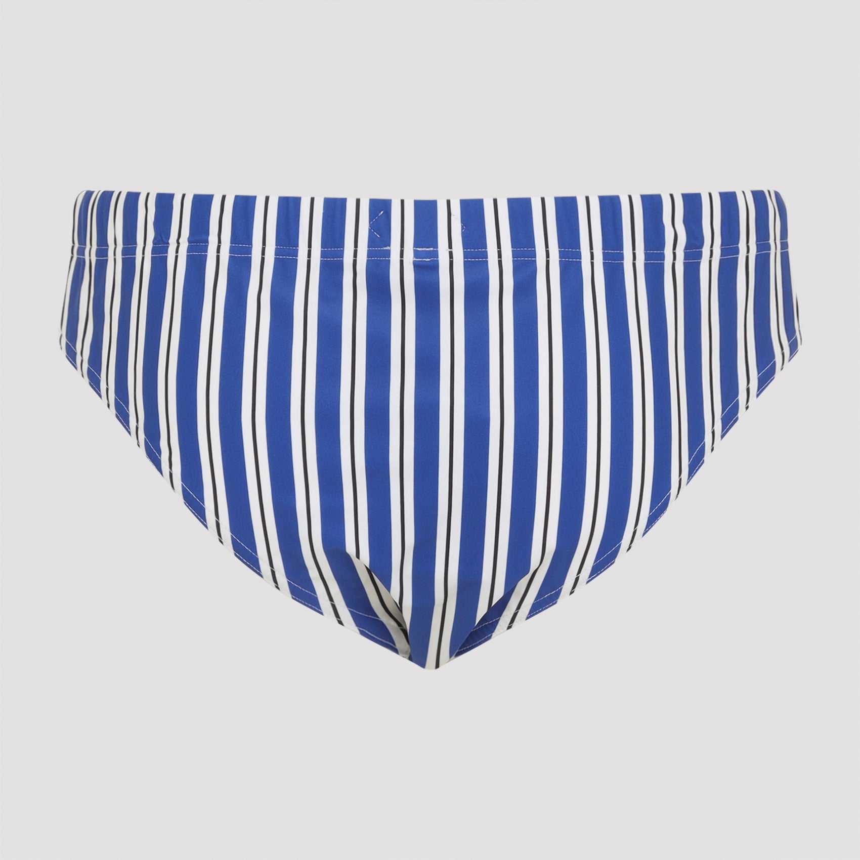 Combo Blue White Regimental Stripe Swim Brief