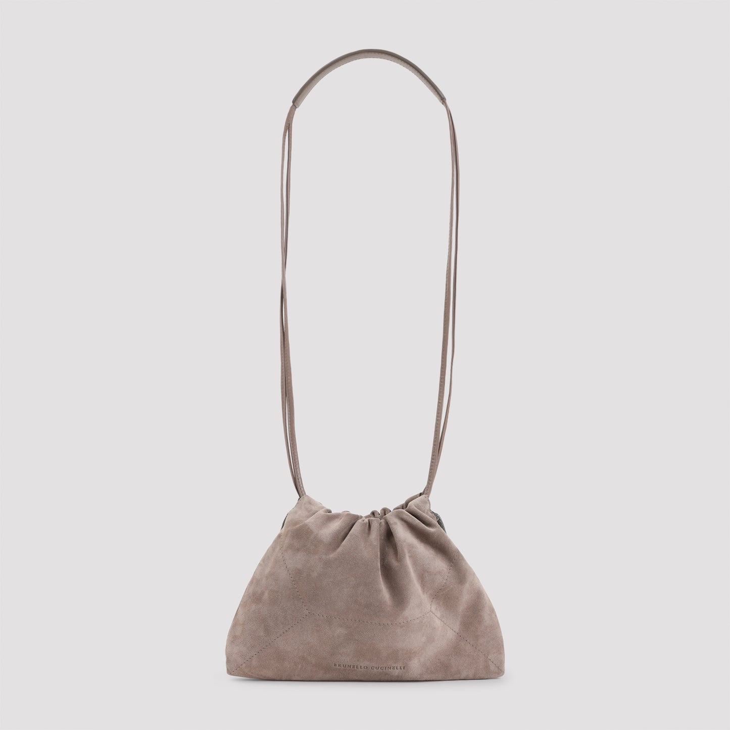 Shore Brown Suede Leather Cross Body Bag