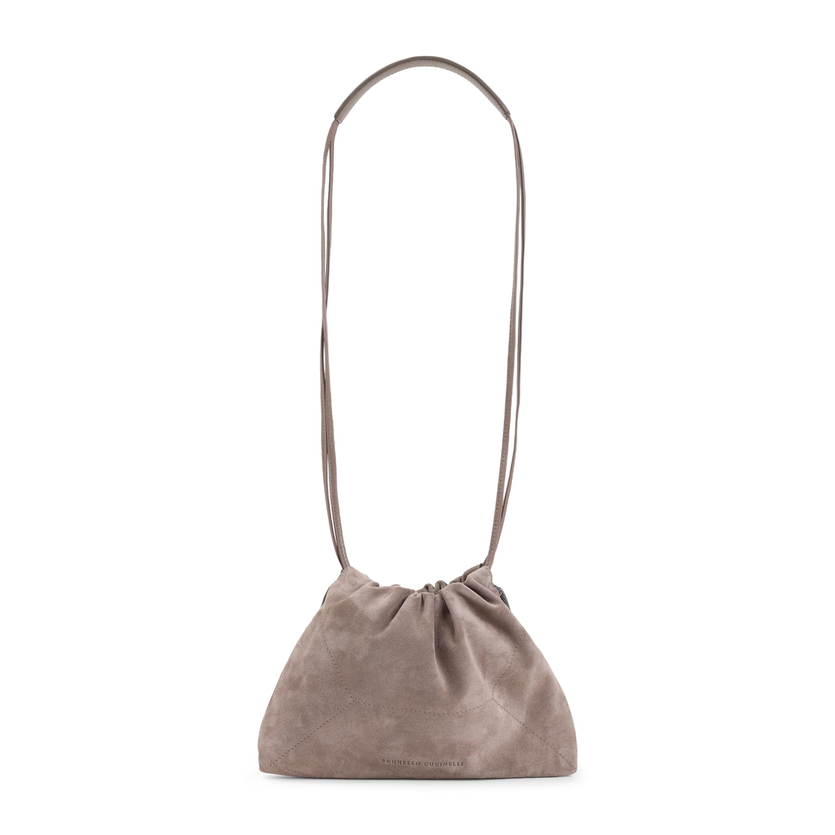 Shore Brown Suede Leather Cross Body Bag