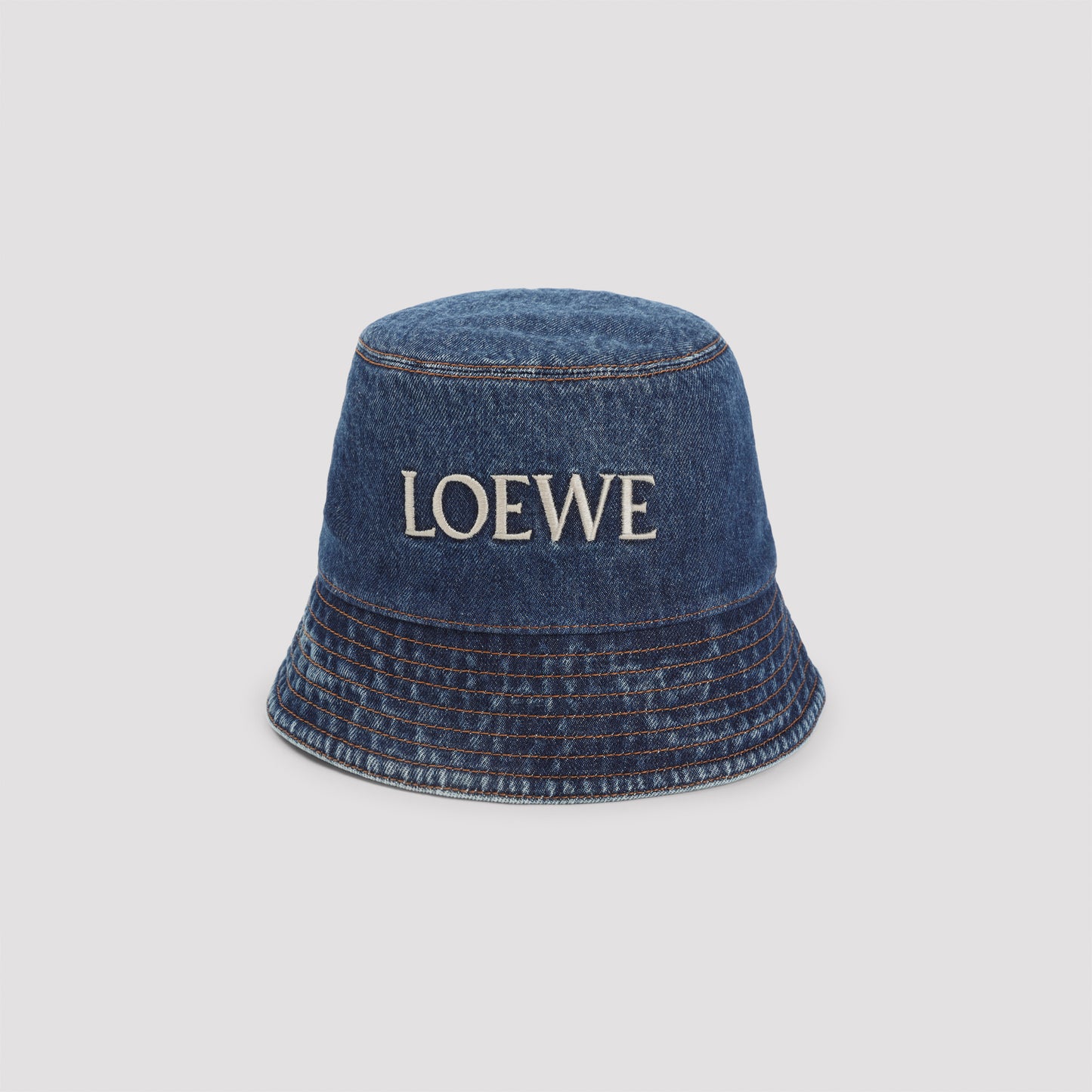 Denim Blue Cotton Bucket Hat
