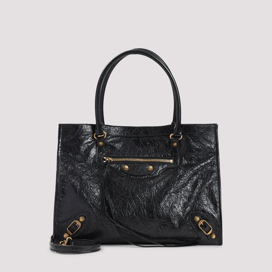 Black Le City S Lamb Leather Shoulder Bag