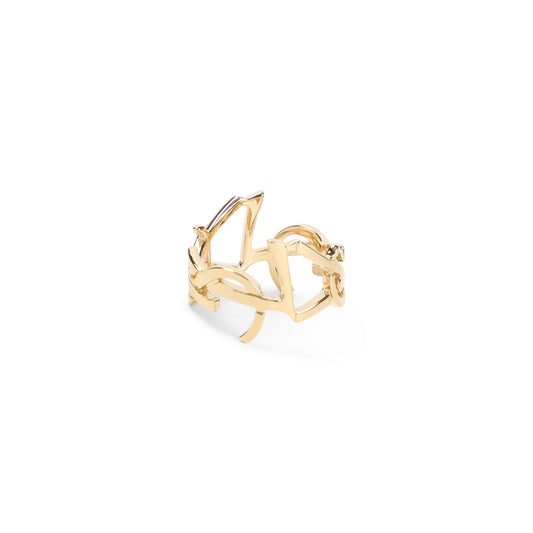 Gold Scarf Cassandre Brass Ring