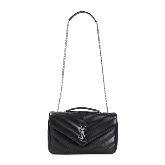 Black LouLou Lamb Leather Handbag