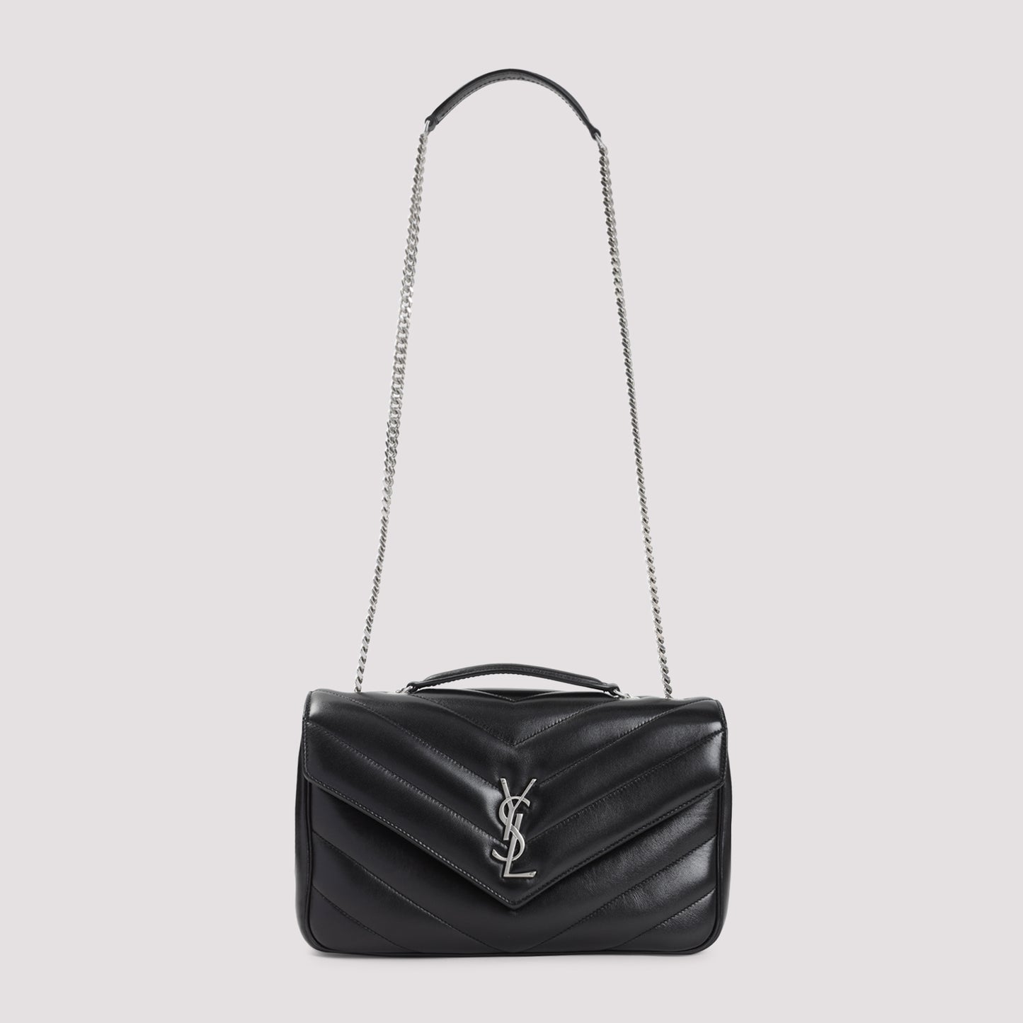 Black LouLou Lamb Leather Handbag