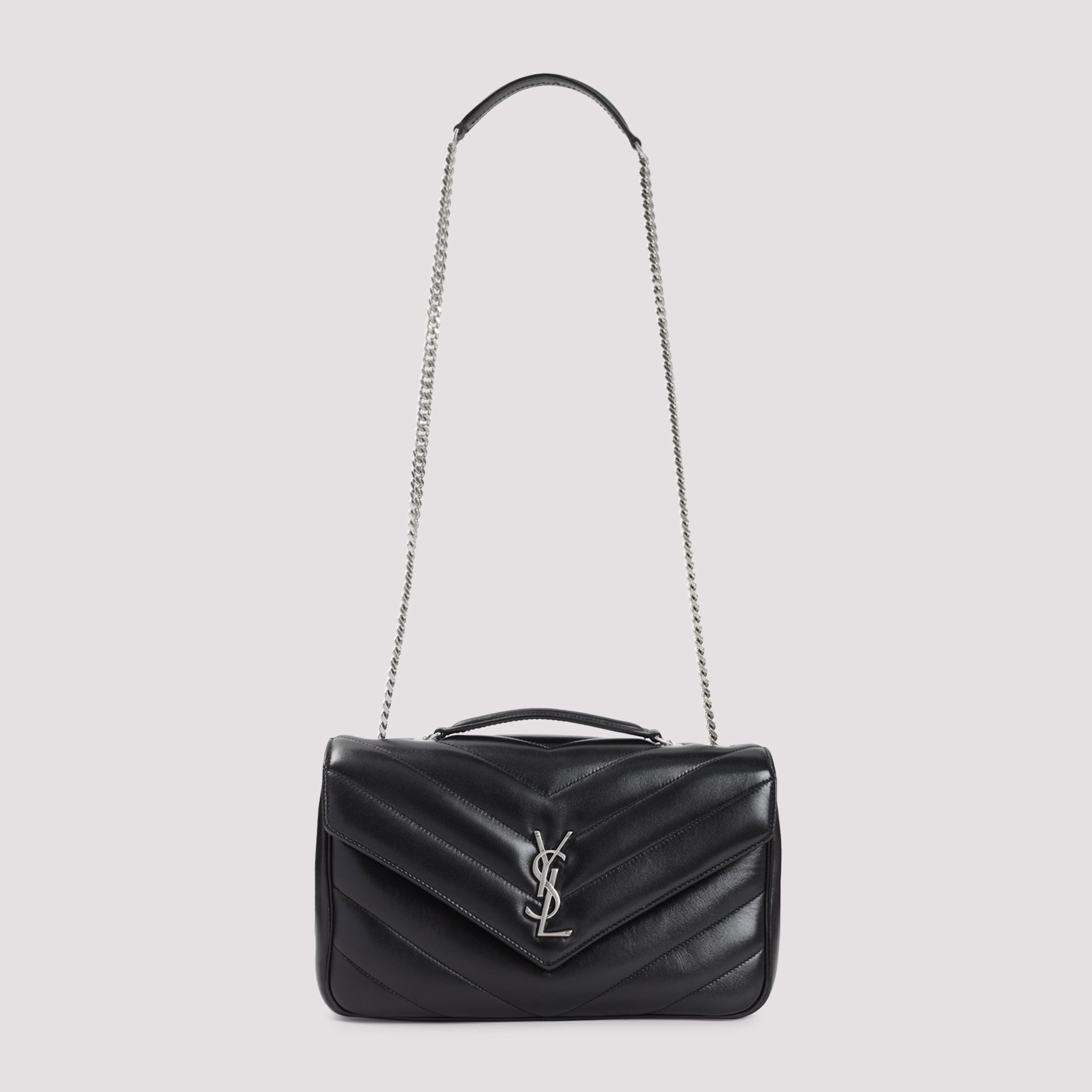 Black LouLou Lamb Leather Handbag