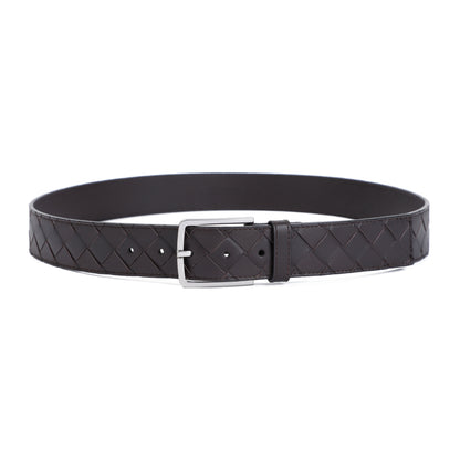 intrecciato leather belt-image-2