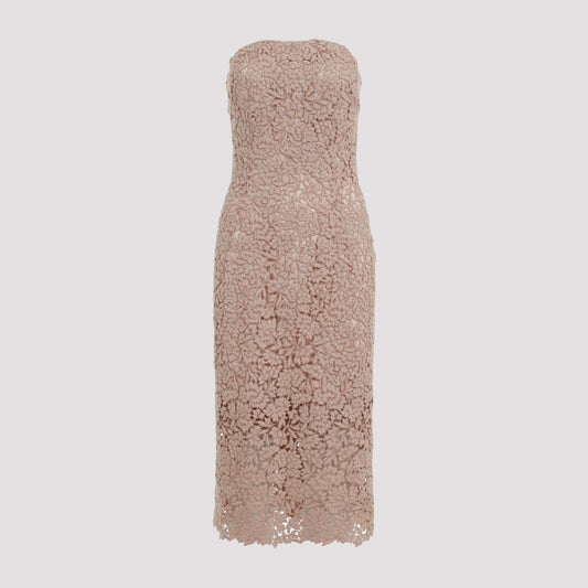 polyester midi dress-image-1