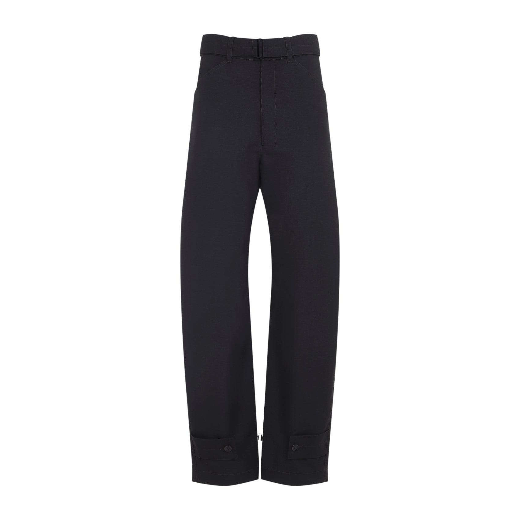 curved tailored pants-image-2