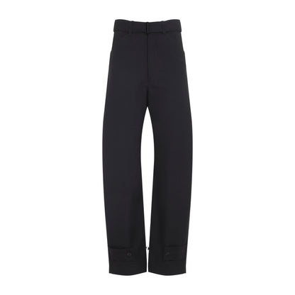 curved tailored pants-image-2