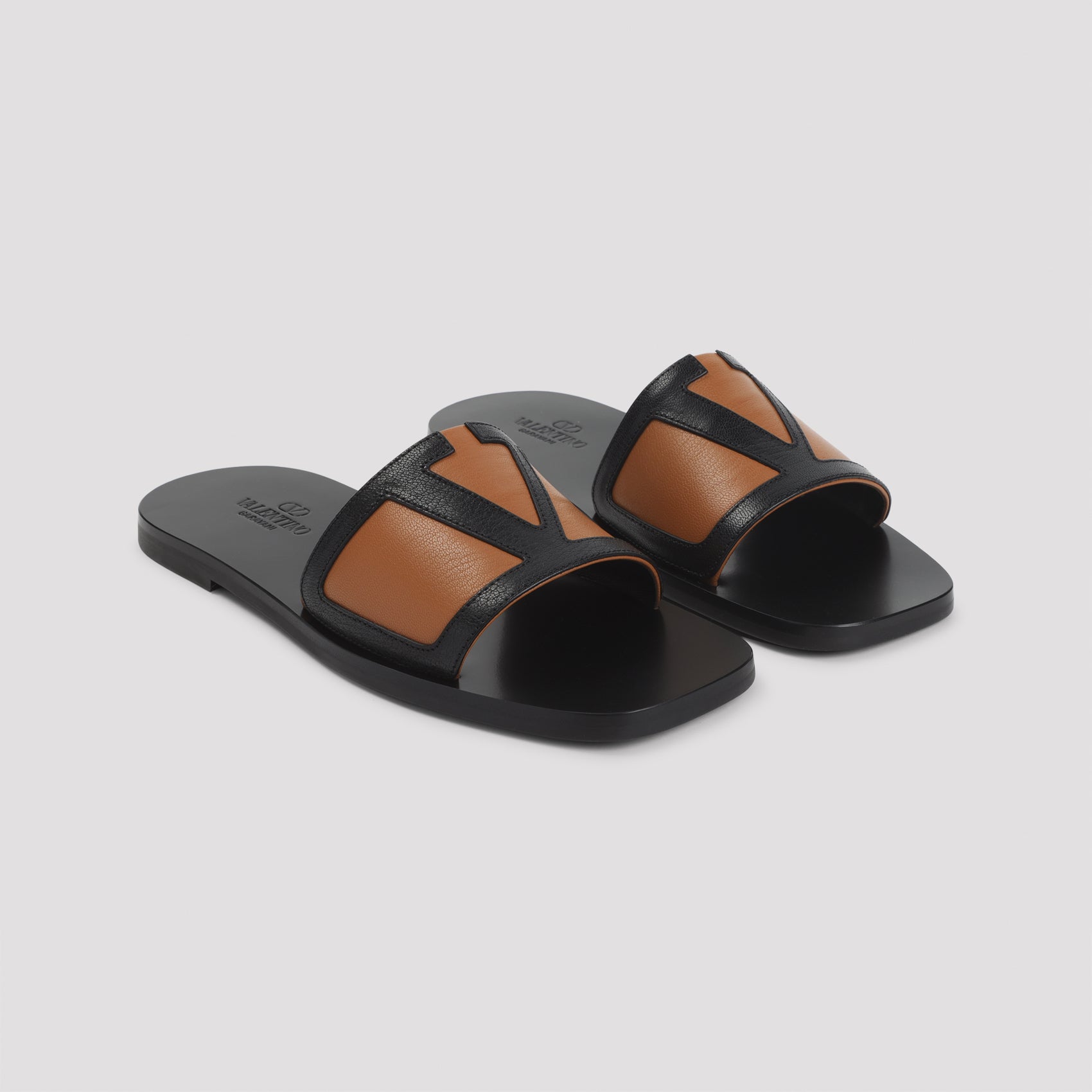 Black Leather Sandals