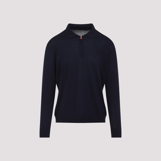 long sleeves polo shirt-image-1