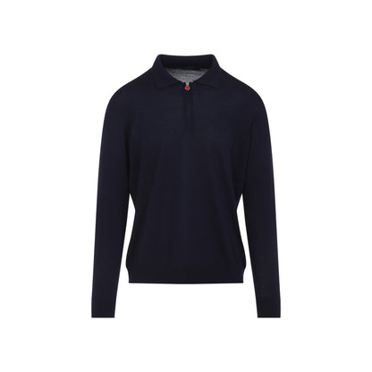 long sleeves polo shirt-image-2