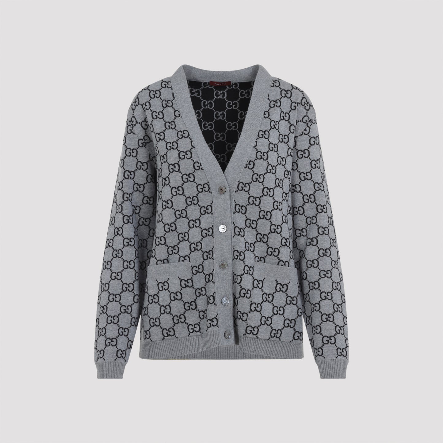 gg knit cardigan-image-1