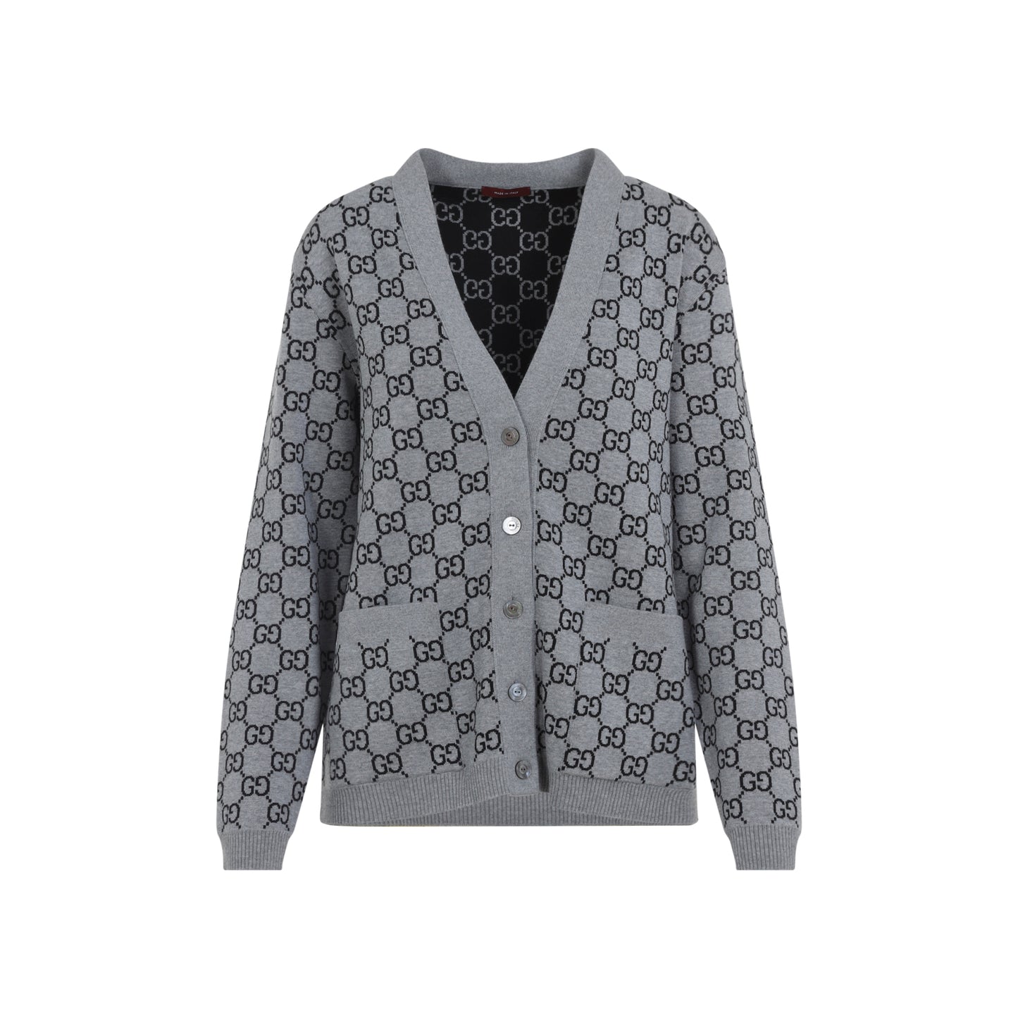 gg knit cardigan-image-2