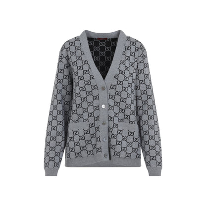 gg knit cardigan-image-2