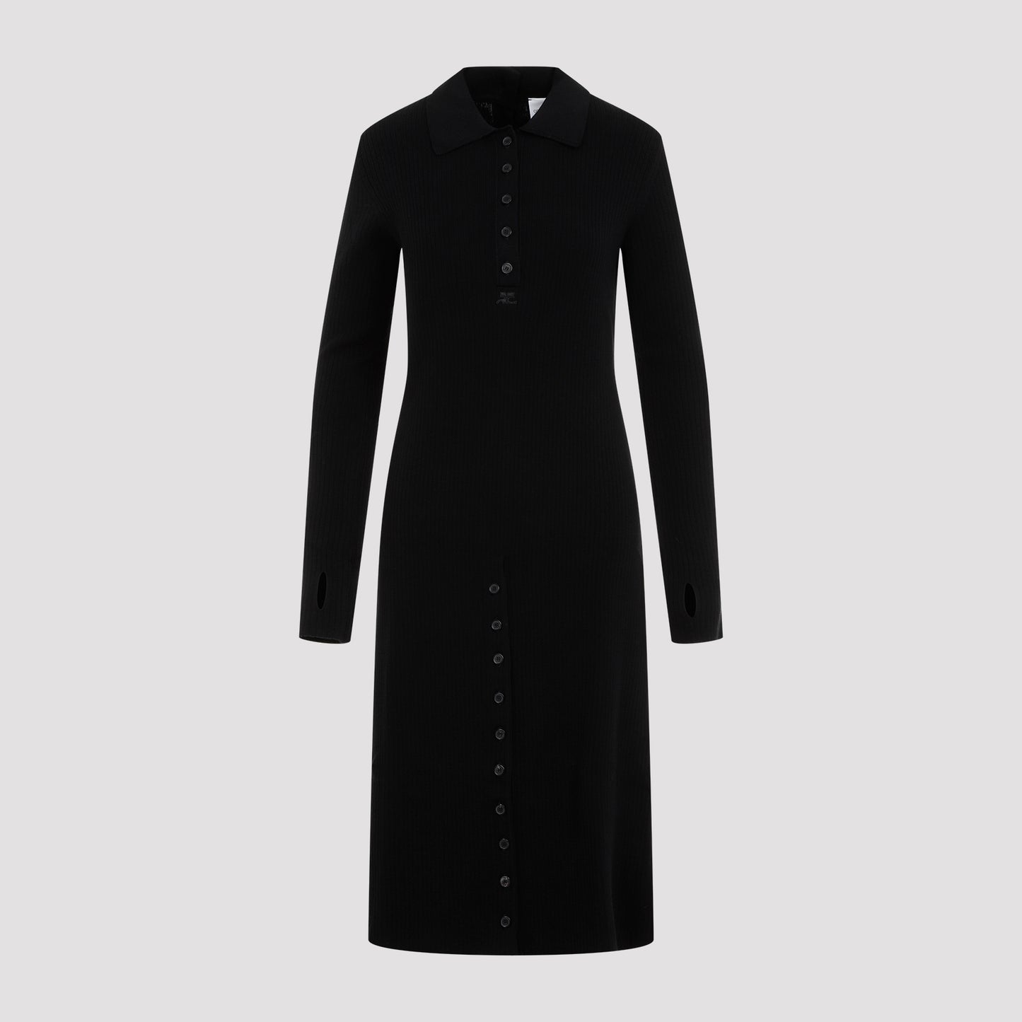 multi buttons midi dress-image-1