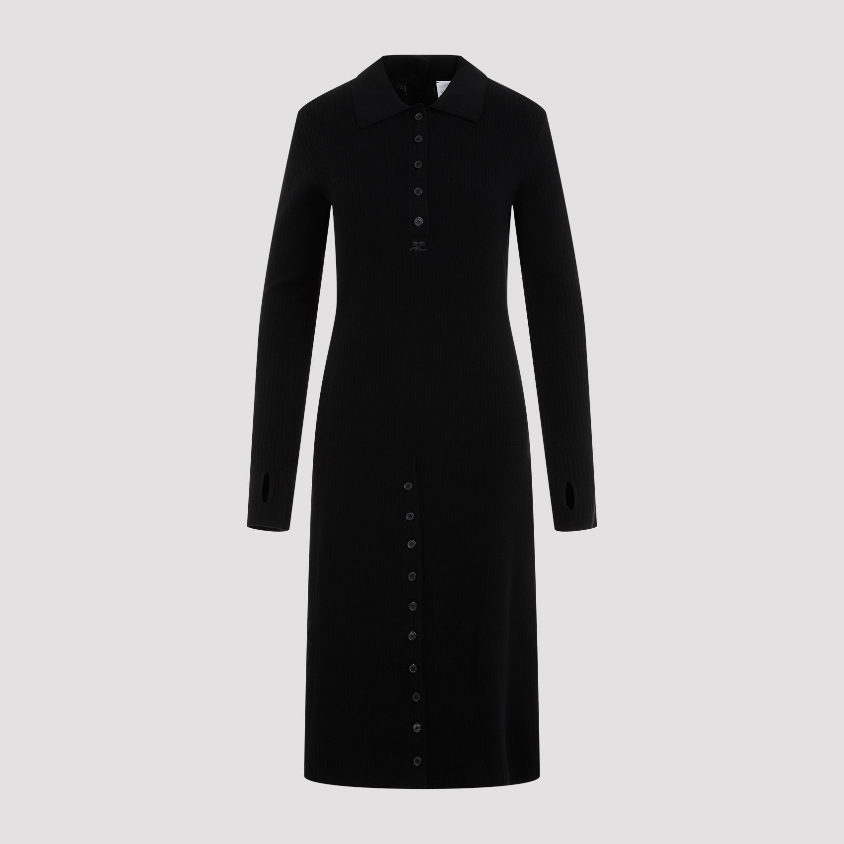 multi buttons midi dress-image-1