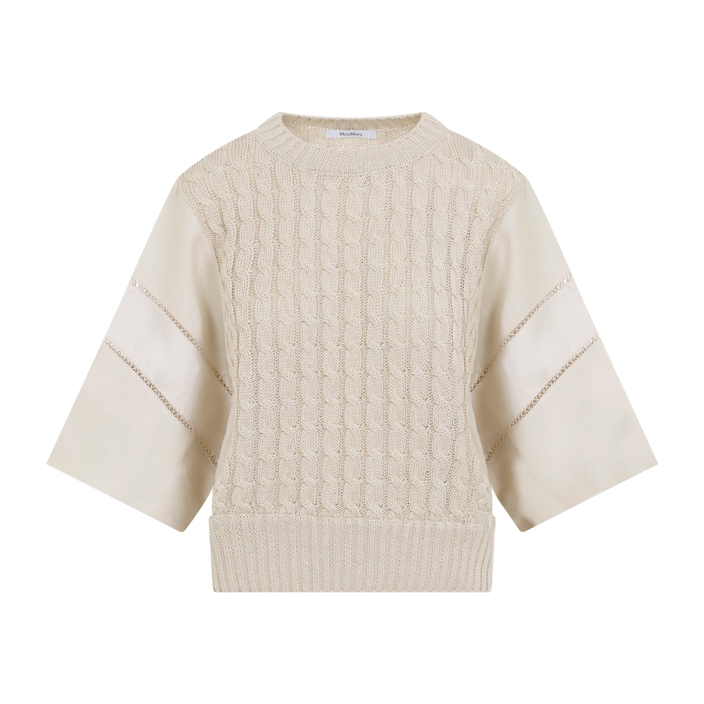 Scatola Cable Linen Sweater