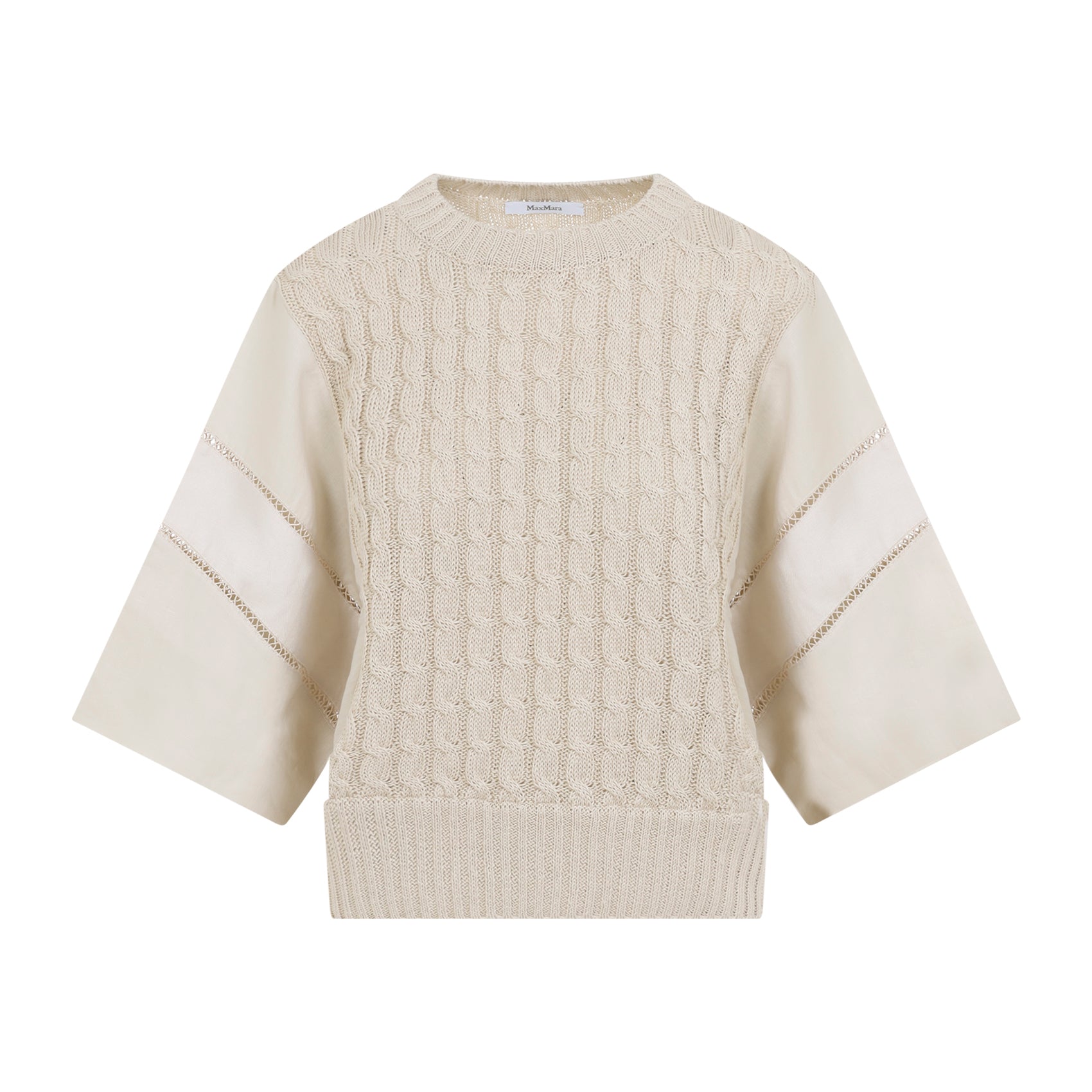 Scatola Cable Linen Sweater