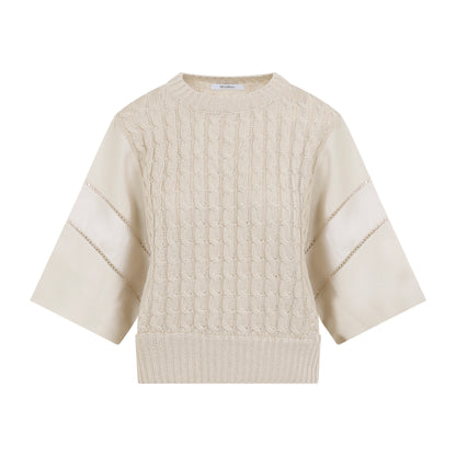 Scatola Cable Linen Sweater